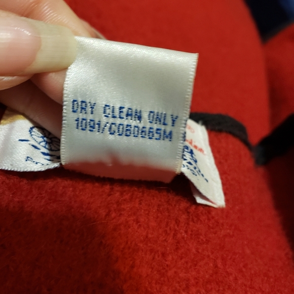 Tally Ho Red Wool Garment Label - Picture 10 of 11